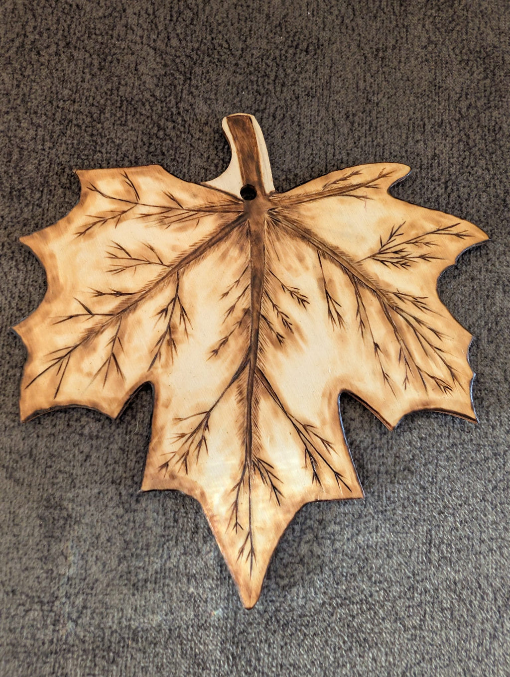 Wooden Maple Leaf Hanging Decoration