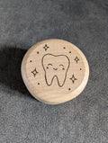 Hand Burned Wooden Tooth Fairy Box