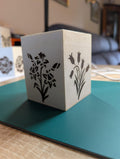 Hand Burned Wooden Pencil Pot - Inspired by Nature