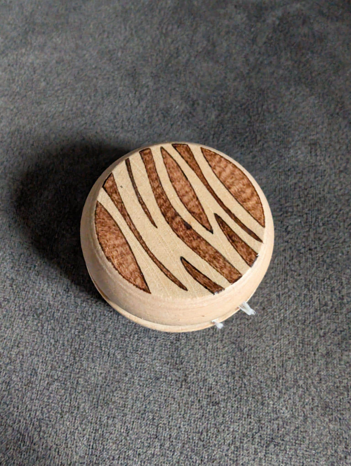 Hand Burned Wooden Yo-Yo