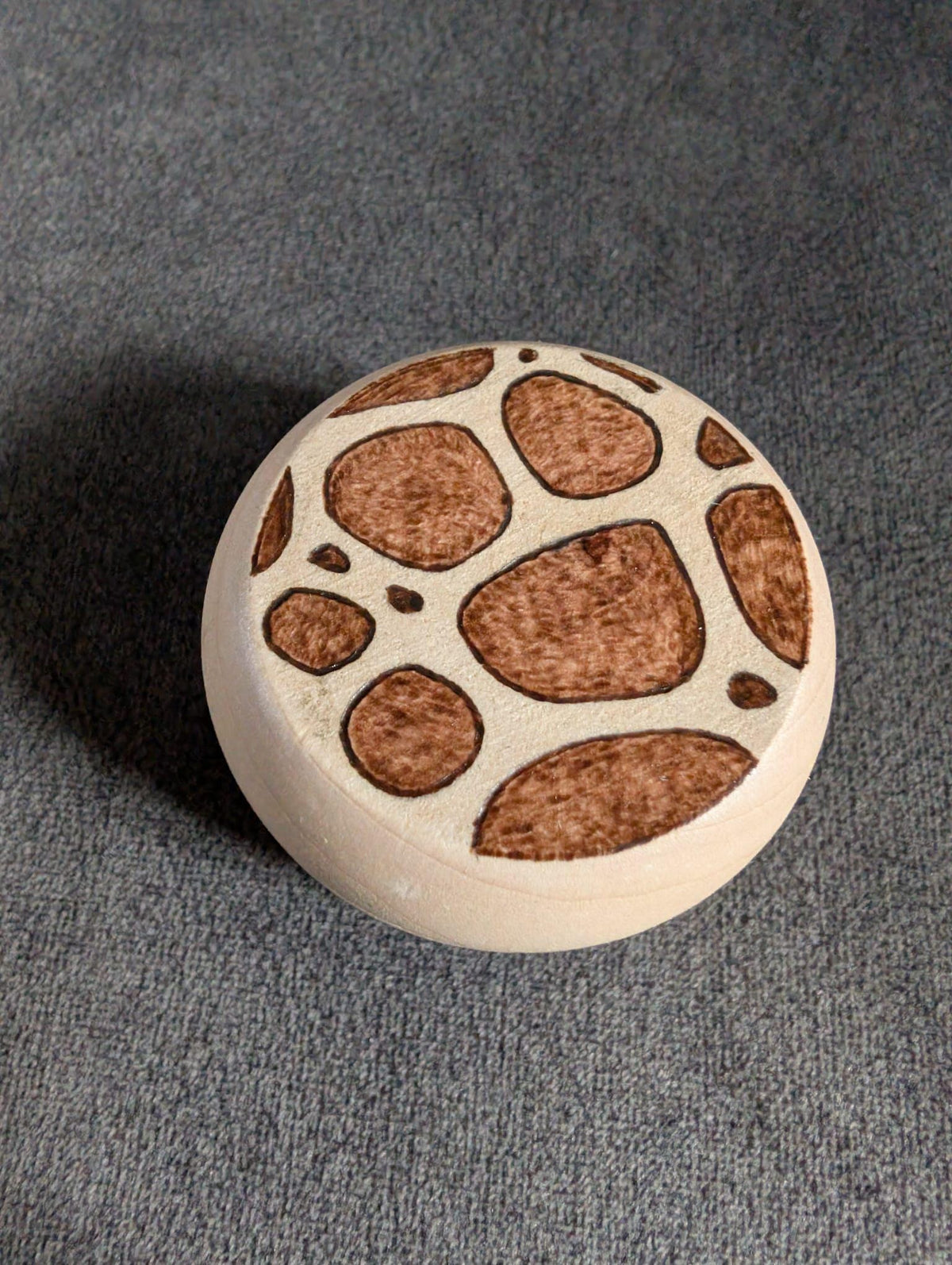 Hand Burned Wooden Yo-Yo