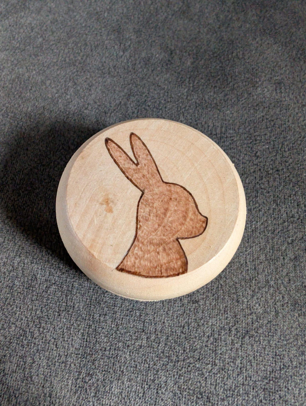 Hand Burned Wooden Yo-Yo